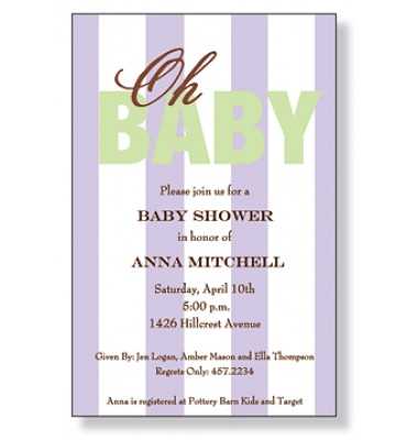 Baby Shower Invitations, Oh Baby, Inviting Company
